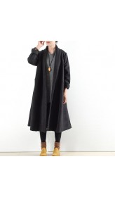 black warm woolen coats outwear 2021 winter outfits oversize jackets long