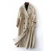 Luxury Woolen Coats oversize long winter coat double breast Notched