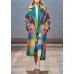 French Rainbow Oversized Double Breast Woolen Trench Fall French Rainbow Oversized Double Breast Woolen Trench Fall