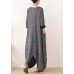 vintage gray woolen coats oversized Winter coat v neck asymmetric winter women coats