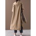 Modern hooded Large pockets fine clothes For Women khaki baggy coat Modern hooded Large pockets fine clothes For Women khaki baggy coat