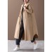 Modern hooded Large pockets fine clothes For Women khaki baggy coat Modern hooded Large pockets fine clothes For Women khaki baggy coat