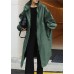 Stylish Army Green Stand Collar Button Pockets Trench Coats Long Sleeve Stylish Army Green Stand Collar Button Pockets Trench Coats Long Sleeve