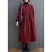 French blackish green corduroy coats Inspiration thick Cinched women coats ( Limited Stock)